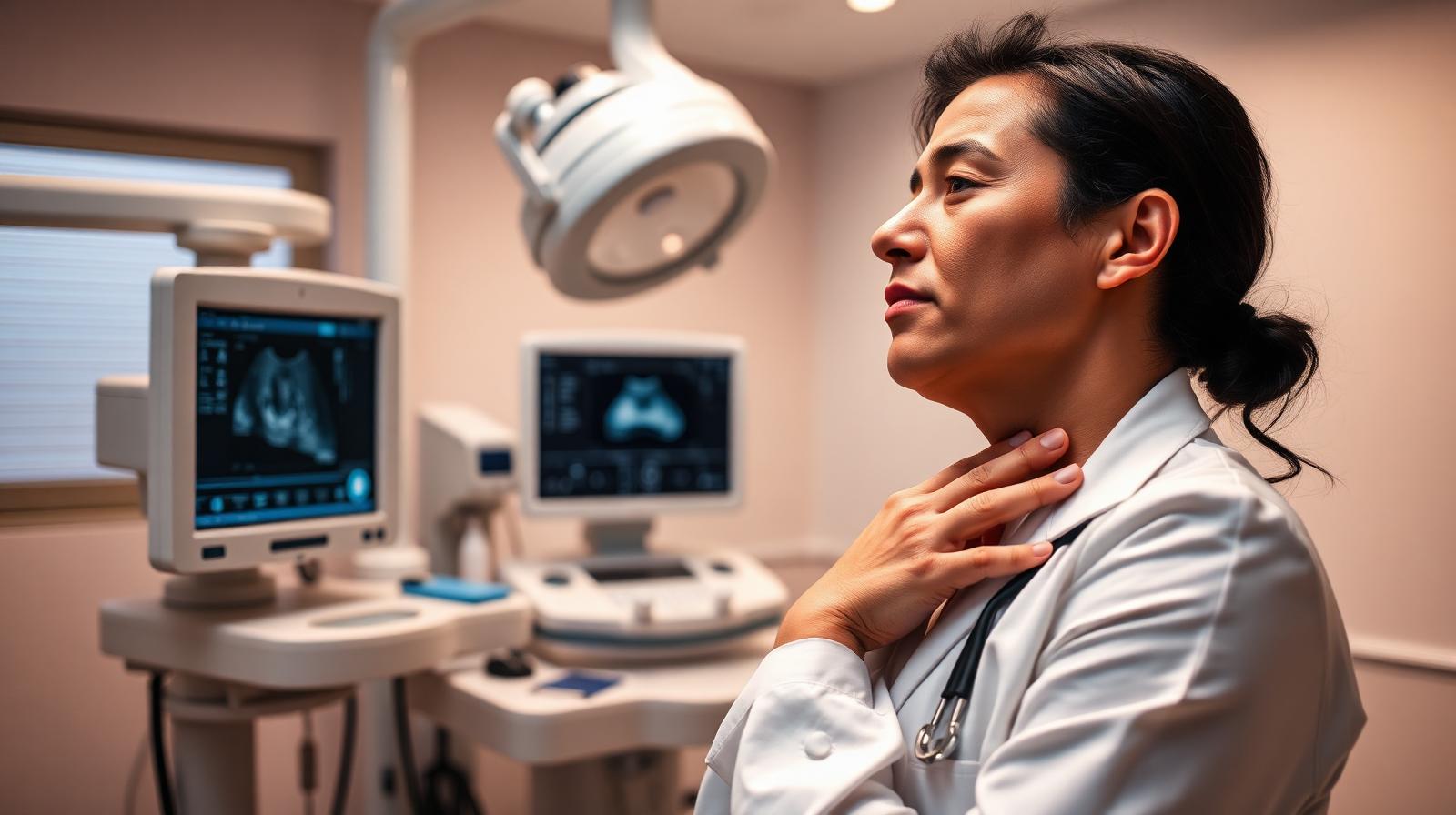 Bác sĩ siêu âm tuyến giáp tại Phòng khám Thịnh An